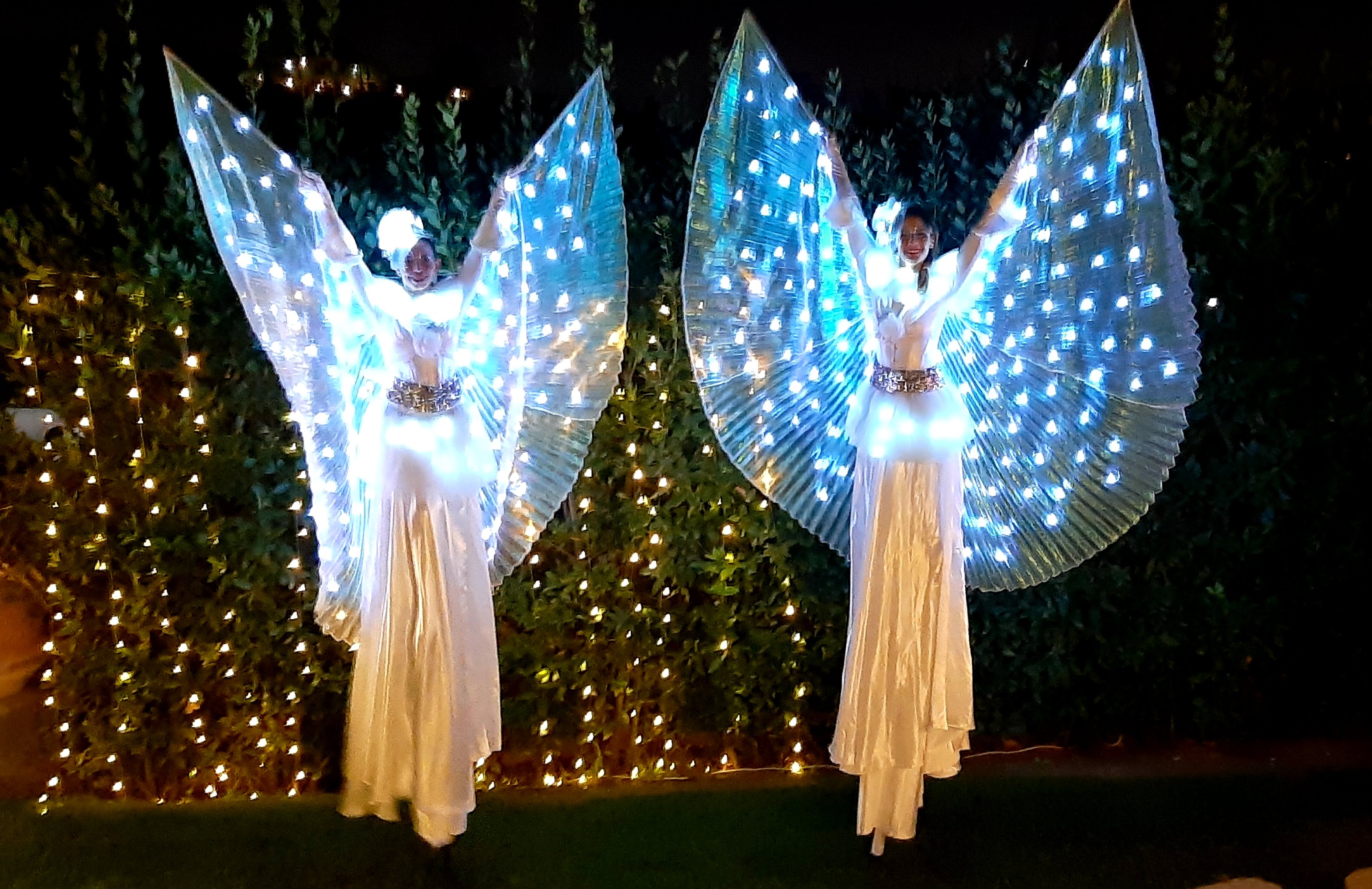 trampolieri a led